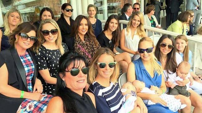 The current crop of WAGs on this year’s Ashes tour. Picture: Instagram