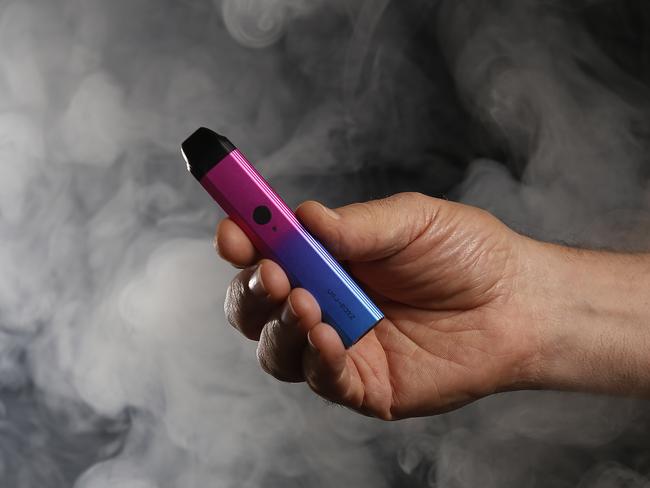 The government is considering reforms to crack down on vaping. Picture: John Appleyard