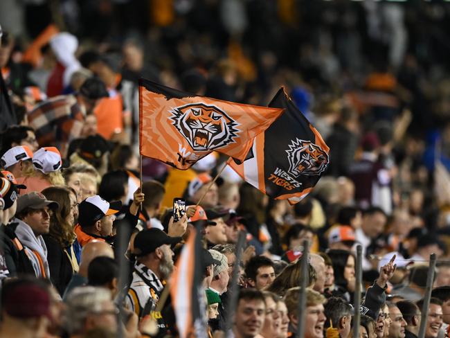 NRL 2024 RD25 Wests Tigers v Manly-Warringah Sea Eagles - fans NRL PHOTOS