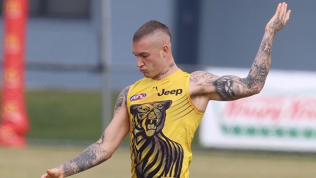 Dustin Martin’s KFC SuperCoach scoring has been well down since returning from a rib injury.