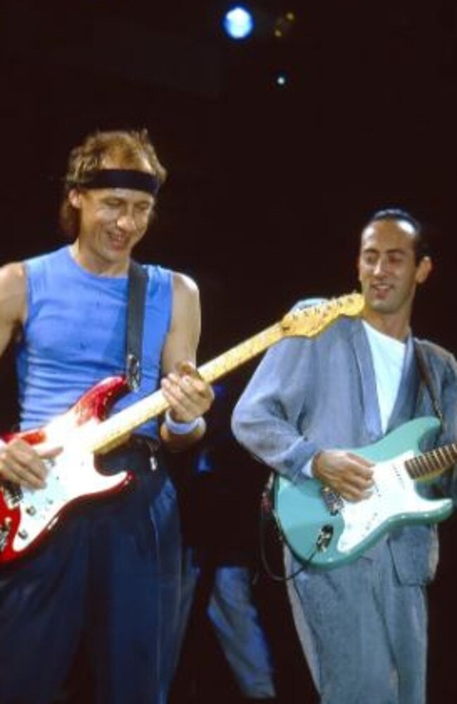 Jack Sonni, with Mark Knopfler, always joked that he was the “other guitarist” in Dire Straits. Picture: Supplied