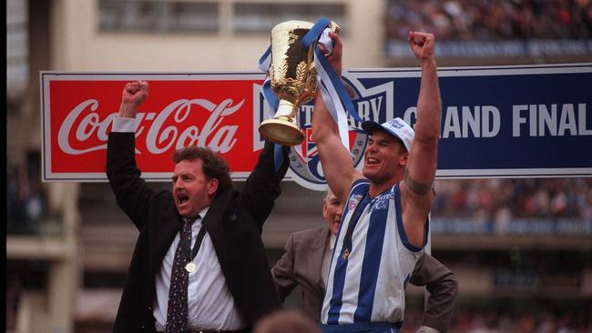 Denis Pagan coached North Melbourne to the 1996 and 1999 premierships. Picture: News Corp Australia