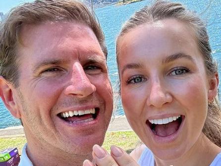 Sam Mac and Rebecca James are engaged. Pic: Instagram.