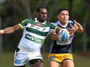 Ipswich Jets debutant Raymond Baira made an early impact in last Sunday's Intrust Super Cup match against Norths. Picture: Rob Williams