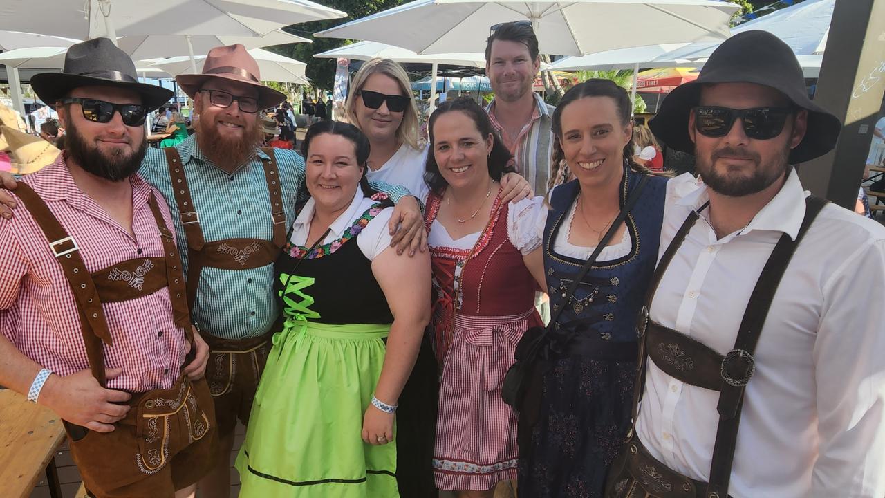 The costumes were colourful at Oktoberfest Rockhampton 2023.