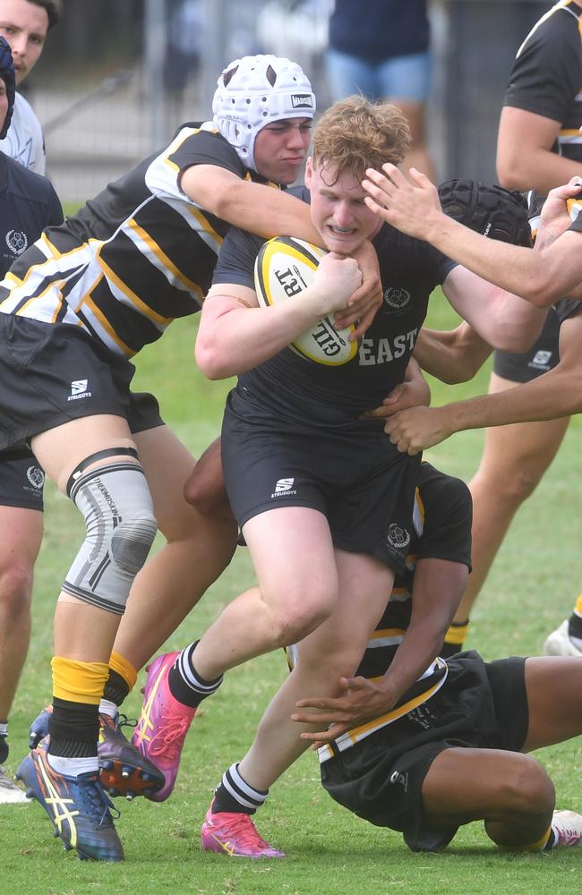 Quinn Timperon. QLD Rugby Union State Championships (17-18 years boys) at the Townsville Sports Precinct. Friday May 23. Metro East against Capricorn. Picture: Evan Morgan