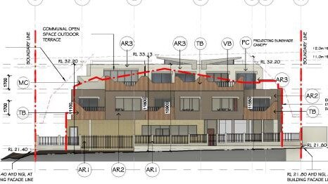 Plans to introduce apartments on top of a childcare centre in Geelong West have been submitted to Geelong Council. Picture: Council documents