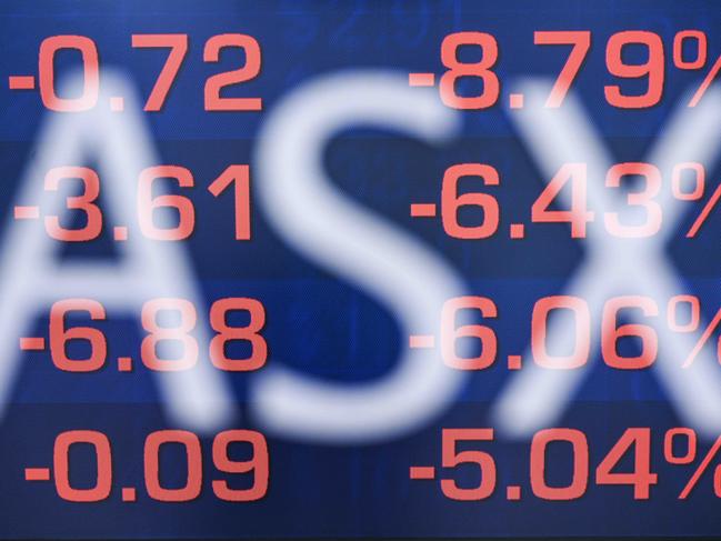 SYDNEY, AUSTRALIA - NewsWire Photos November 23, 2021: A multiple exposure photo showing Information boards at the Australian Securities Exchange, Sydney. Picture: NCA NewsWire / James Gourley