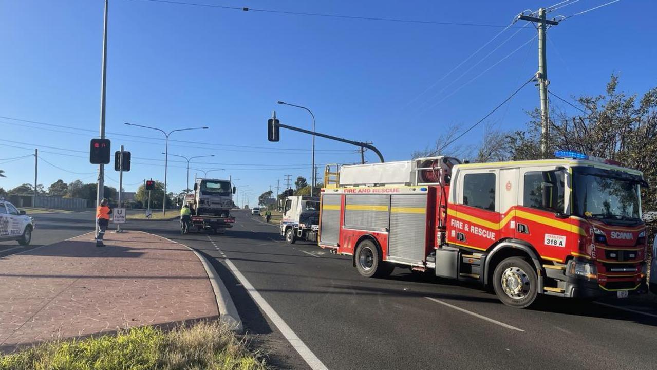 A rider has died following a collision between a truck and motorbike on Bridge St on June 21, 2023.