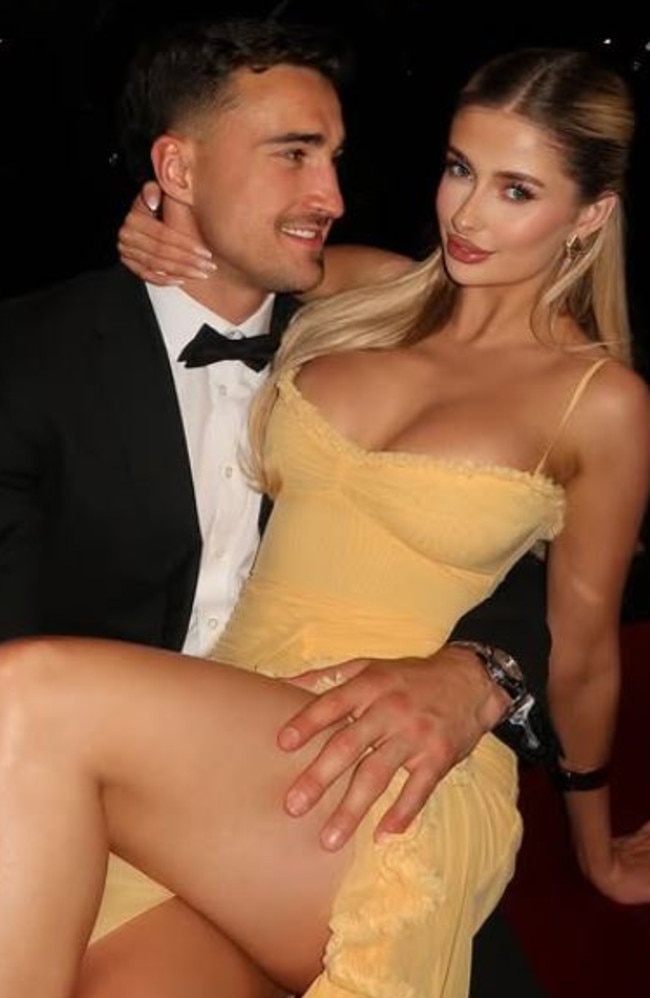 Chelsea Becirevic, who is a model, is dating Port Adelaide ruckman Ivan Soldo. Picture: Instagram
