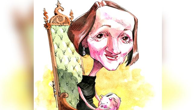 Telstra chief Vicki Brady. Illustration: Sturt Krygsman