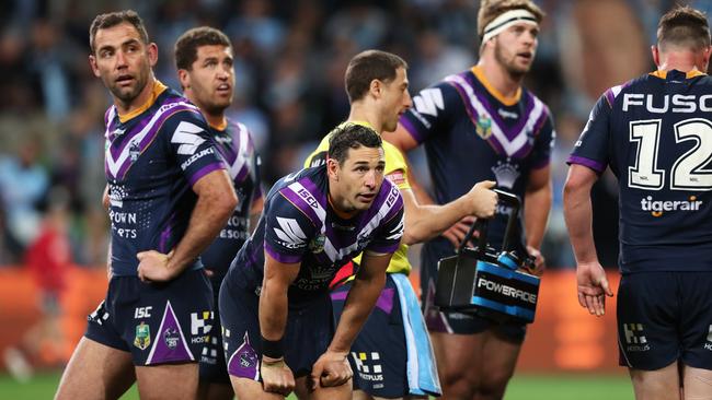 Billy Slater is set to miss the NRL grand final. Picture: Brett Costello