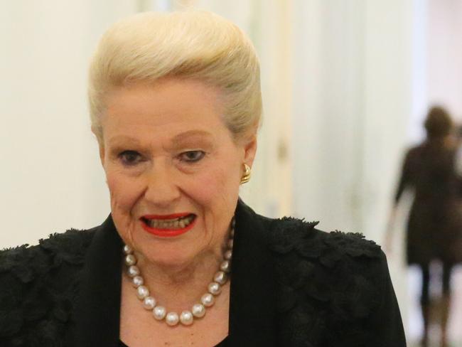 Bronwyn Bishop won’t say who she backed for the Liberal leadership / Picture: Ray Strange.