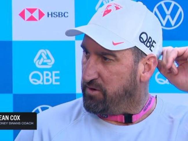 Cox confident Swans will bounce back
