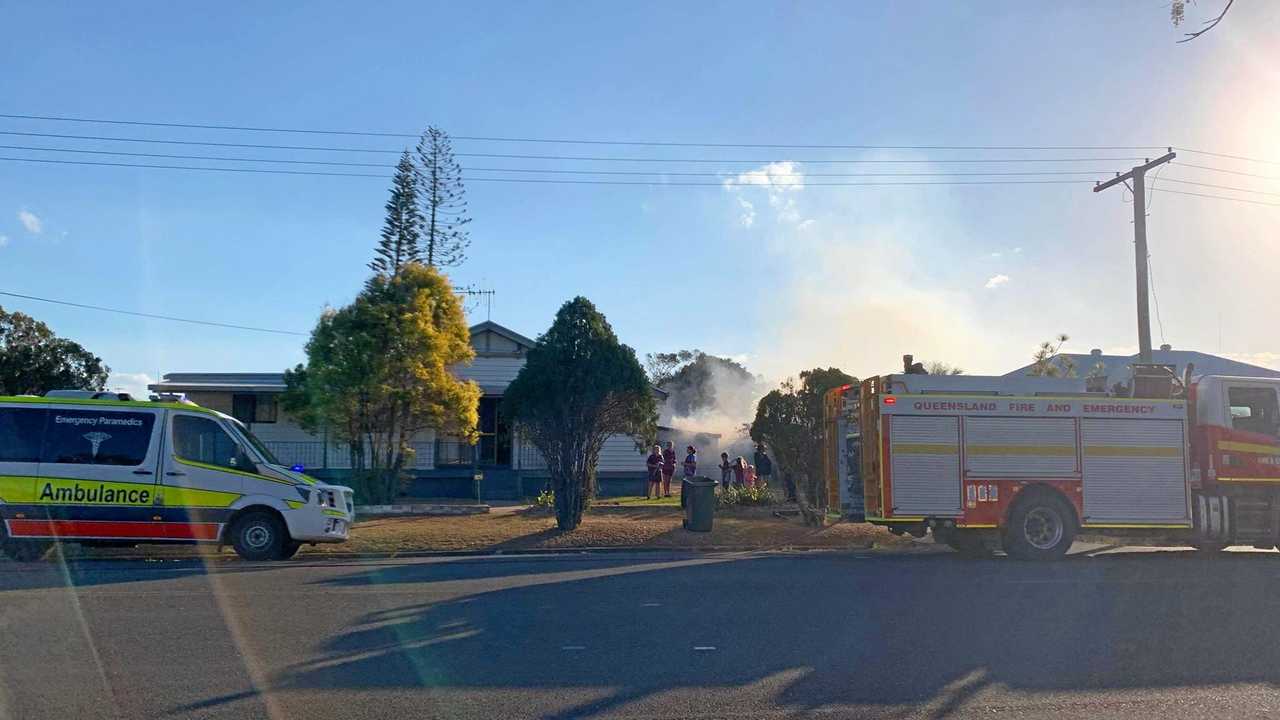 Emergency services called to shed fire | The Courier Mail