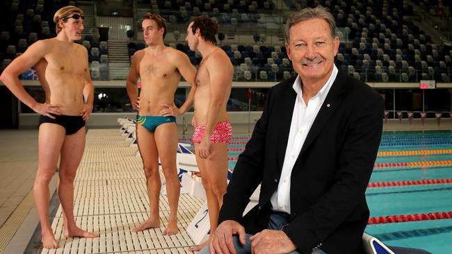 John Bertrand poolside in 2016. He believed in 2013 that helping either of those programs, if he could, was almost a patriotic obligation. Stuart McEvoy for The Australian