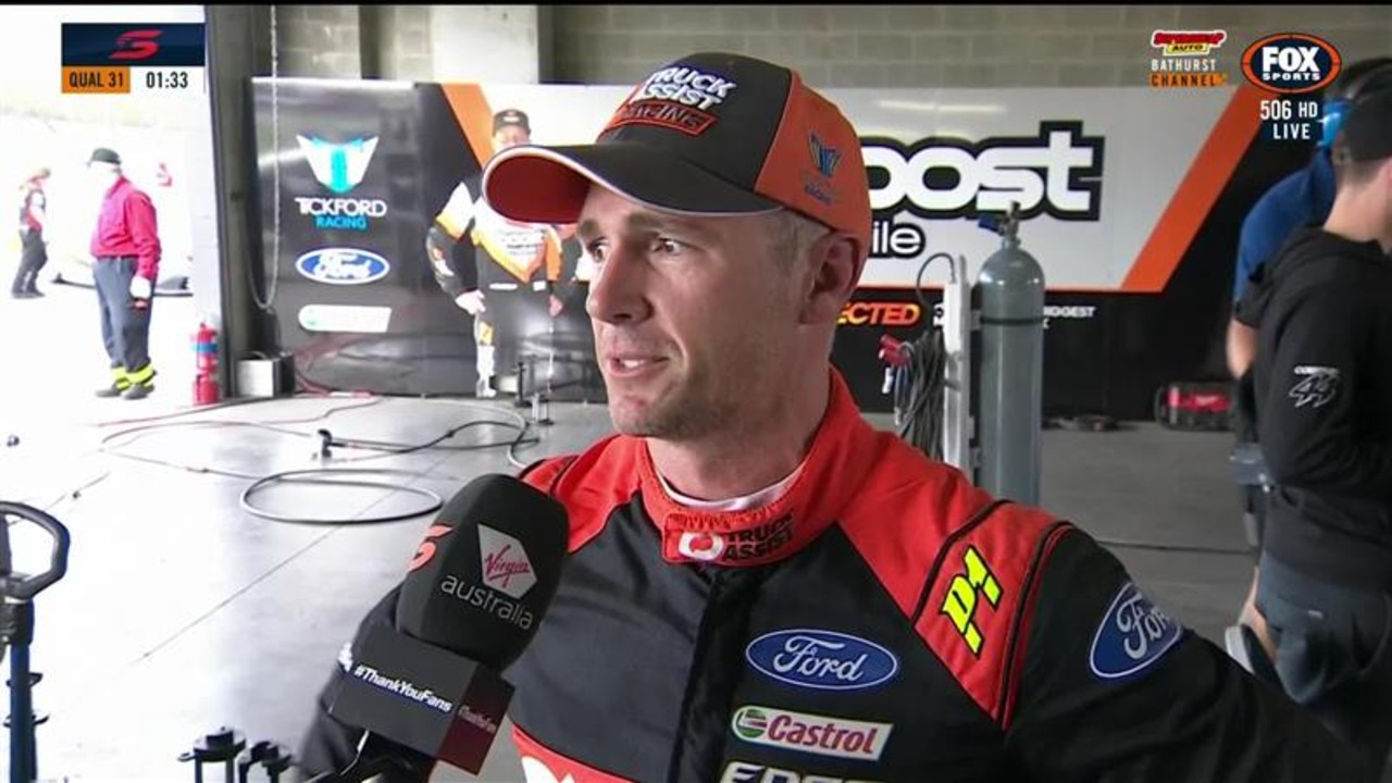 Lee Holdsworth was close to tears after taking provisional pole.