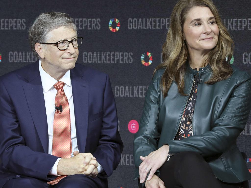 Bill and Melinda Gates announced that they will divorcing after 27 years of marriage. Picture: Ludovic Marin/AFP