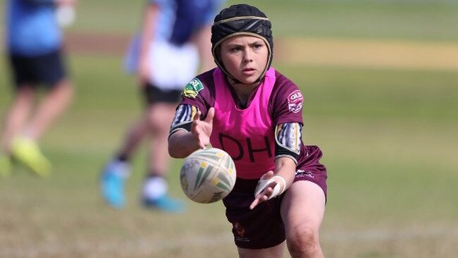 Braelan Marsh as a Queensland under-12 schoolboy. He is now a Dolphins academy member.