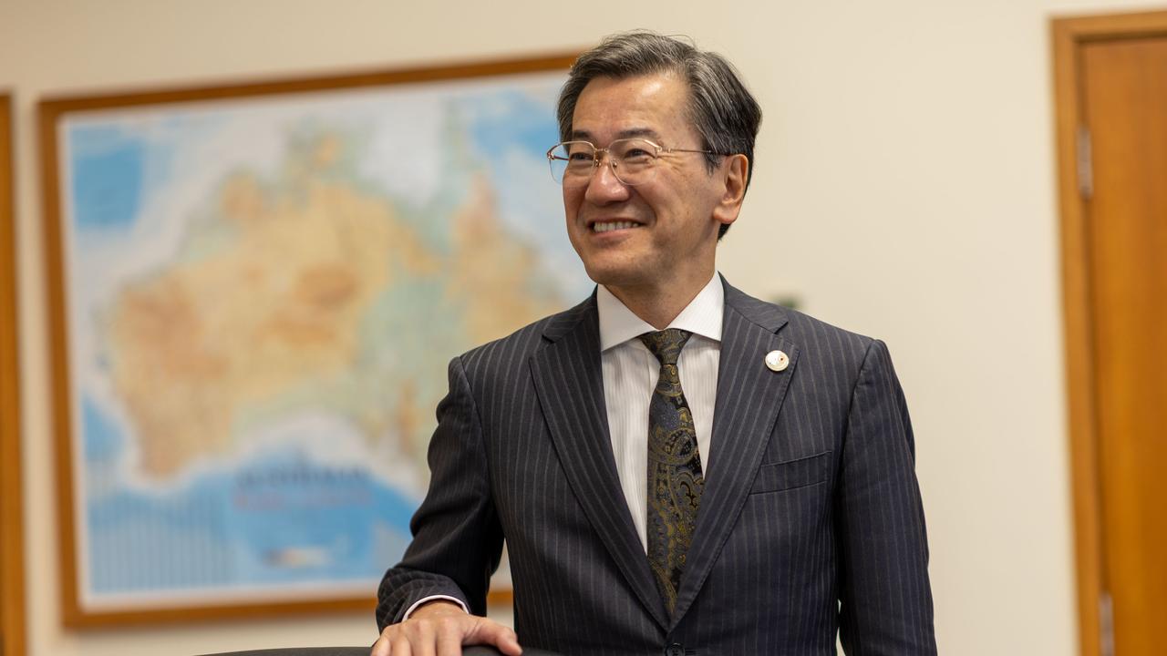 Outgoing Japanese Ambassador Shingo Yamagami. Picture: NCA NewsWire / Gary Ramage