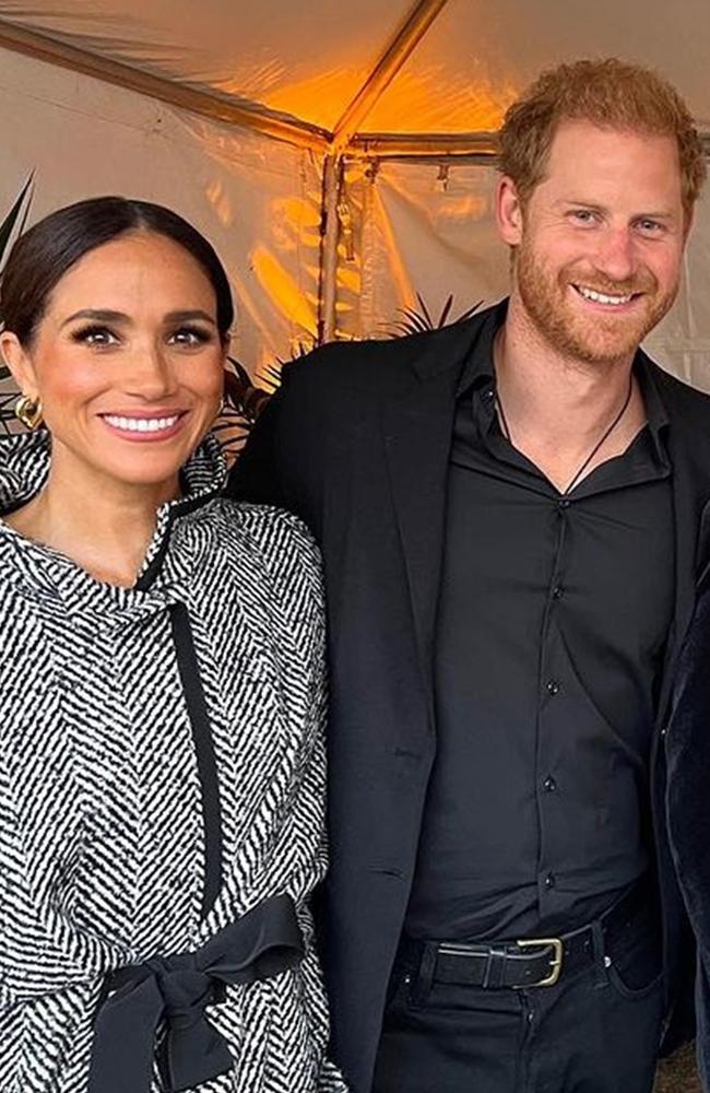 Prince Harry and Meghan Markle attended Kevin Costner's One805 Live! charity event in Santa Barbara. Picture: Instagram