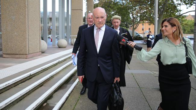 Former NSW minister Ian Macdonald outside Supreme Court in Sydney in 2019. Picture: Britta Campion