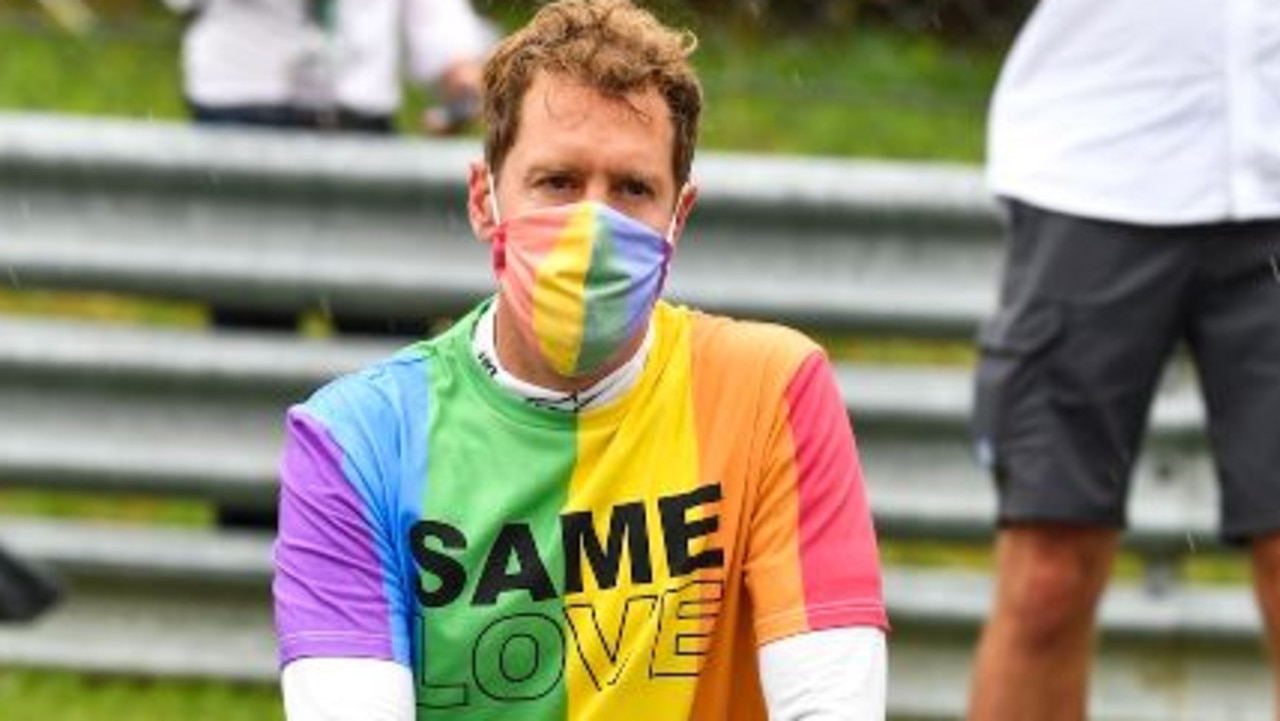 Sebastian Vettel becomes LGBTQ sensation for slamming anti-gay prejudice  from F1 race nations | Herald Sun