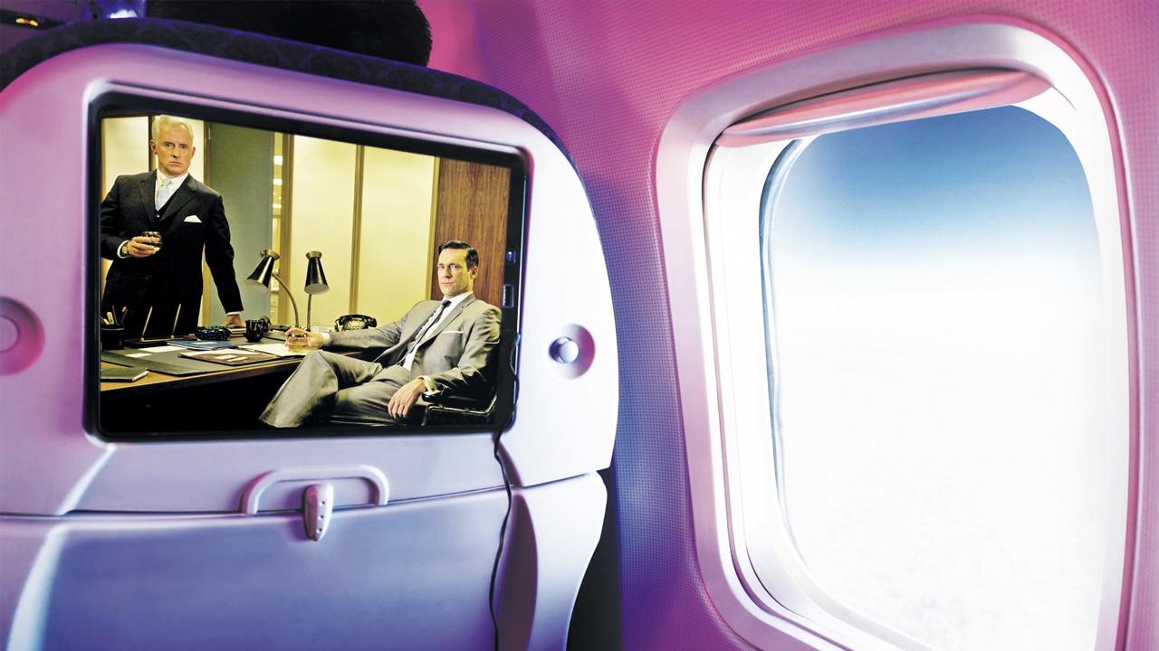 I watched three seasons of Mad Men on a recent trip back from the UK.