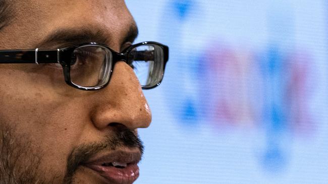 Google CEO Sundar Pichai has sought to give employees some certainty as they plan their work and personal lives. Picture: AFP