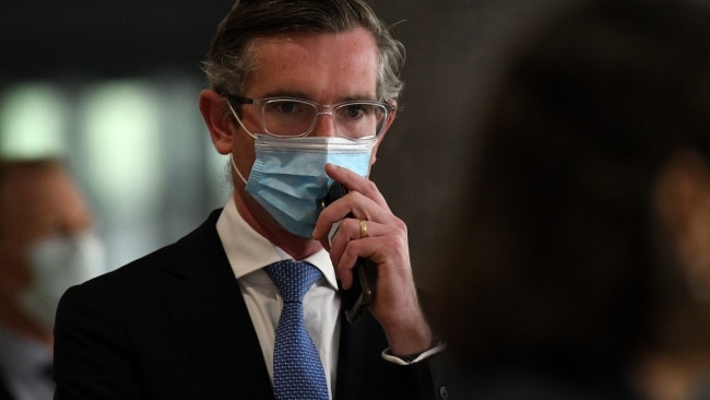 NSW Premier Dominic Perrottet says while the government encourages face masks and other public health measures, it's a matter of personal responsibility. Picture: Getty Images