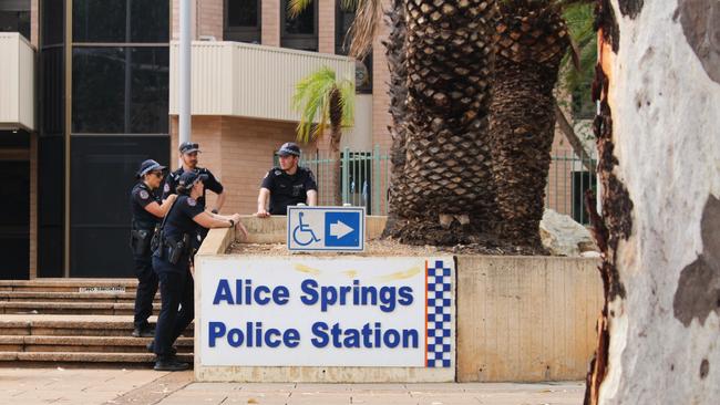 Alice Springs Police Station. Picture: Jason Walls