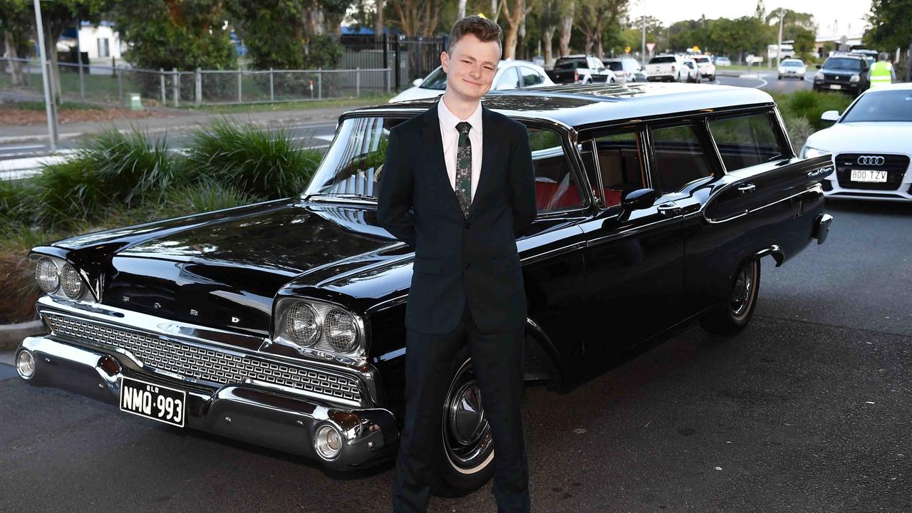 Rhys Haliton at year 12 formal, Nambour Christian College. Picture: Patrick Woods.