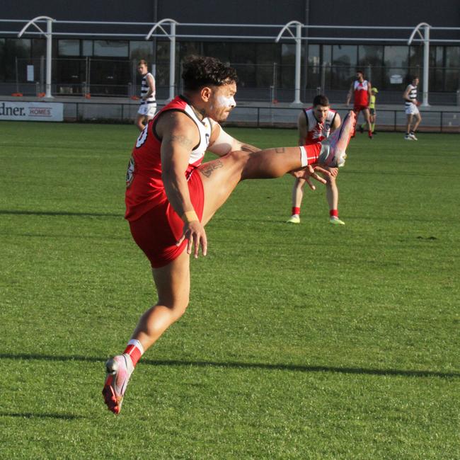 Robinvale-Euston's Isaiah Johnson has starred in the first half of the season. Picture: Glenn Milne