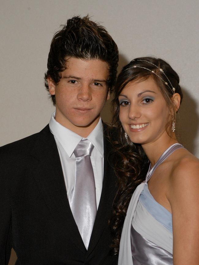 MAY 28, 2005: Reporter: Jasmine Griffiths. Hillcrest Christian College formal at the Crowne Plaza, Surfers Paradise. Michael Levitt 16 years and Bella Garozzo 17 years. PicFiona/Harding