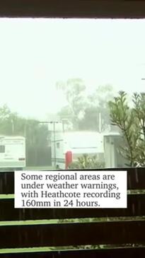 Parts of Victoria facing flash floods