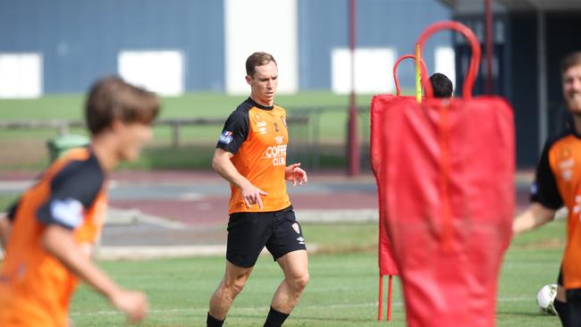 Matt Smith at Brisbane Roar training.