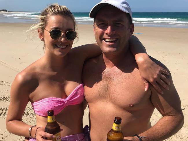 Karl Stefanovic and his partner Jasmine Yarbrough. Picture Instagram