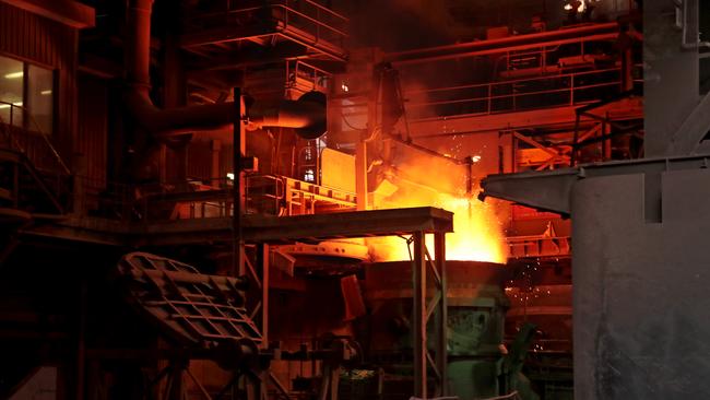 GFG Alliance has taken over the Whyalla steel works as part of the company’s ambitious plans to revitalise the South Australian city. Picture: Dylan Coker