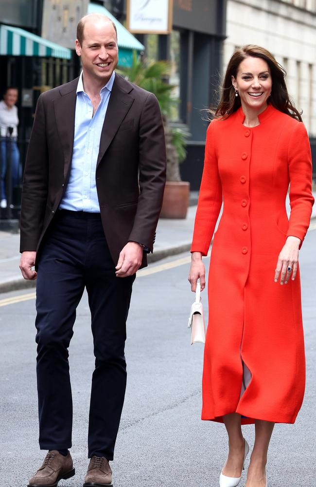 It comes after the pair surprised a small pub in Soho on Thursday. Picture: Chris Jackson/Getty Images