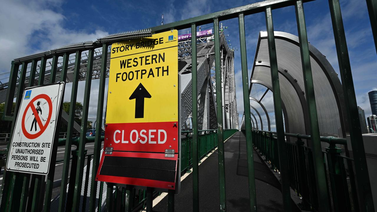 The walkway is closed indefinitely after compulsory structure assessments found the footpaths had deteriorated “at an accelerated pace”. Picture: Lyndon Mechielsen