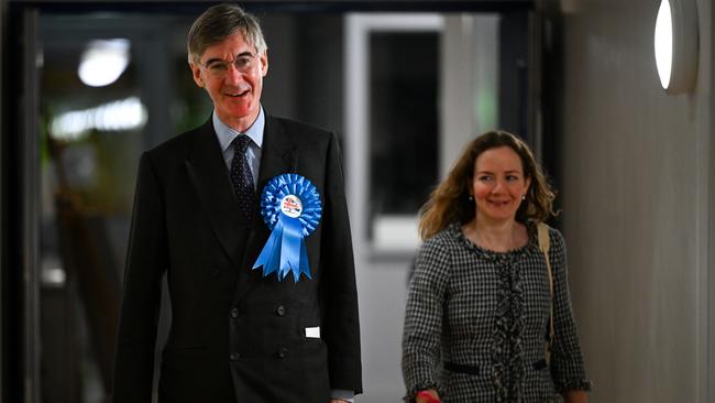 Jacob Rees-Mogg on Thursday night. Picture: Getty Images