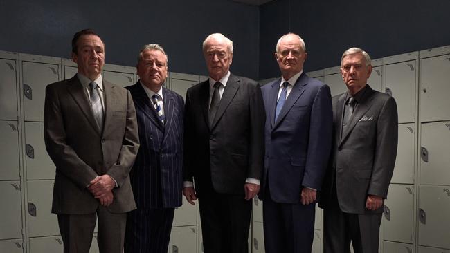 Veterans such as Michael Caine, Jim Broadbent, Tom Courtenay and Ray Winstone are all clearly having fun in King of Thieves. Picture: StudioCanal Films