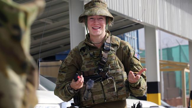 Private Chloe Hunt from Toowoomba. Picture: Gary Ramage