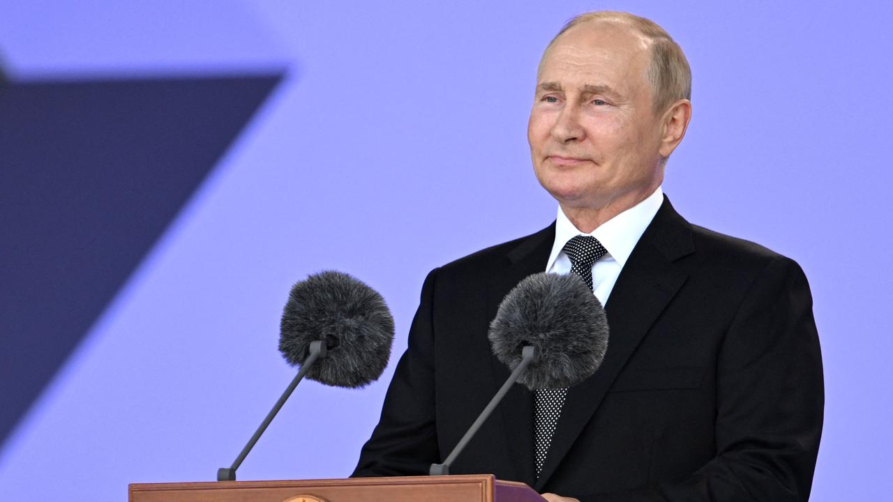 Russian President Vladimir Putin says its weapons are “decades ahead” of Western nations. Picture: AFP