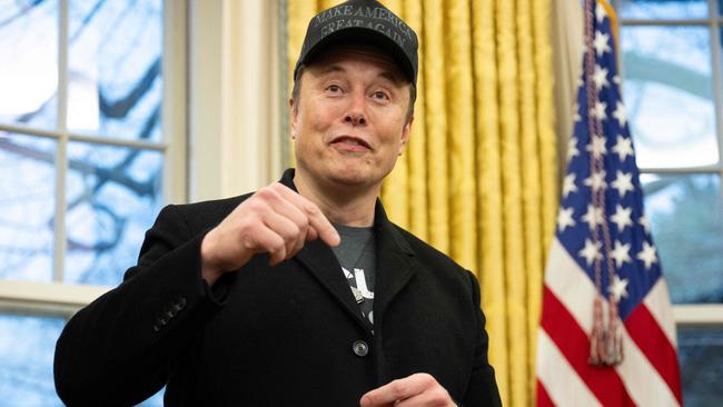 Elon Musk is reining in US government waste. Picture: Jim Watson/AFP