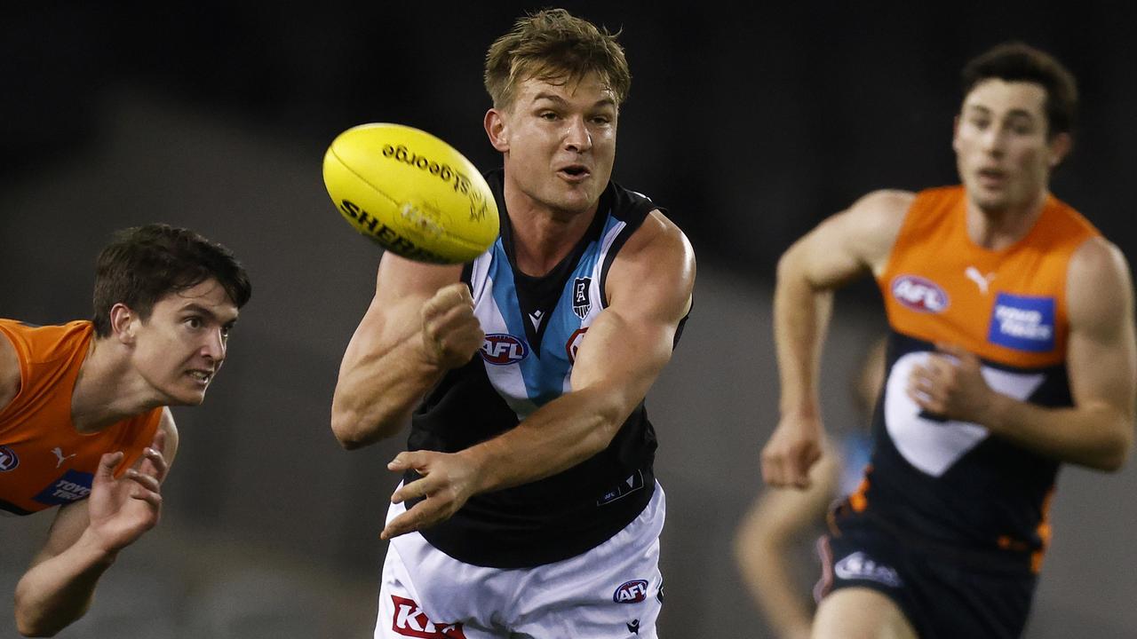 Port Adelaide’s Ollie Wines is the leader in the Herald Sun’s Player of the Year Award. Picture: Getty Images