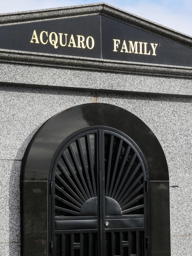 The entrance to the family tomb. Picture: Ian Currie