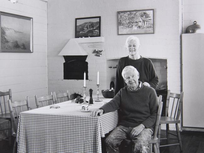 Arthur and Yvonne Boyd at Bundanon.