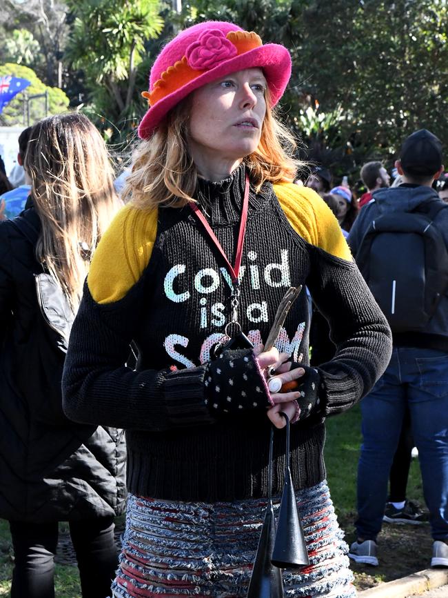 protests in Sydney today. Pictures: Matrix