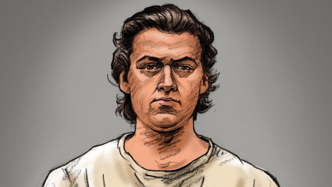 A court sketch of Patrick Orren Stephenson. Picture: NewsWire/ Paul Tyquin